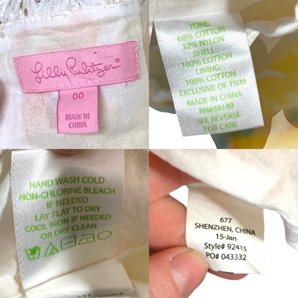 Lilly Pulitzer Sunglow Yellow First Impressions Raegan Dress Size 00 Holy Grail - Picture 8 of 17